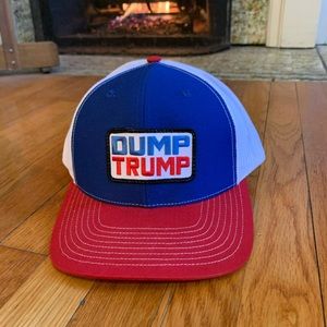 Dump Trump RWB Richardson 112 snapback trucker Hat